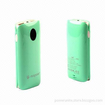 5,200mAh Portable Charger with LED Torch, Available in Black